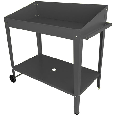 Image of Greenlife Potting Bench Table Charcoal 100 x 55 x 101cm