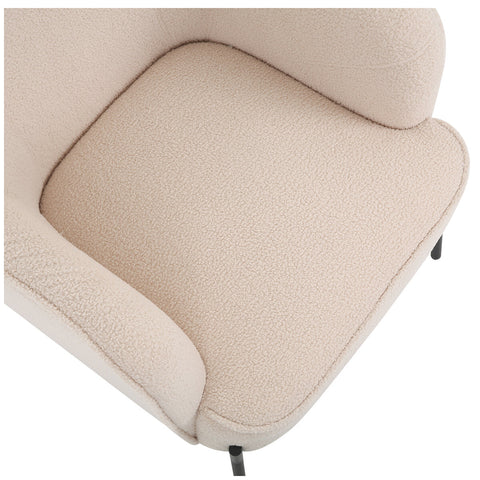 Image of ONEX HuGo Boucle Upholstered Armchair Ivory