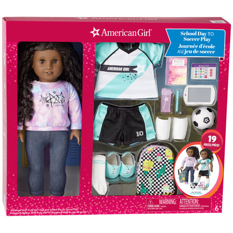 Image of American Girl Truly Me School Day to Soccer Play Doll