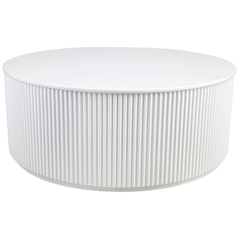 Image of CAFE Lighting & Living Nomad Round Coffee Table White