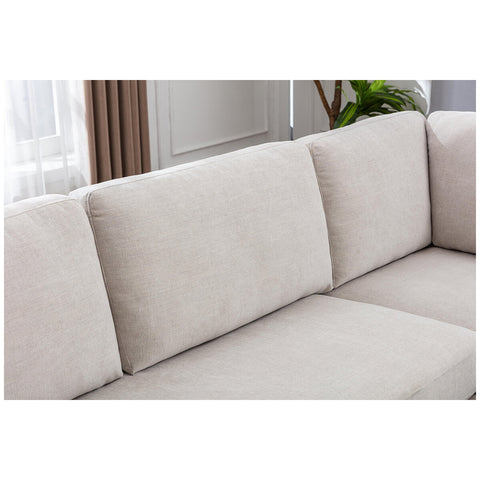 Image of Zoy Monroe 2 Piece Stationary Fabric Chaise Sectional