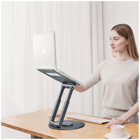 Image of mbeat Stage S9 Rotating Laptop Stand with Telescopic Height Adjustment
