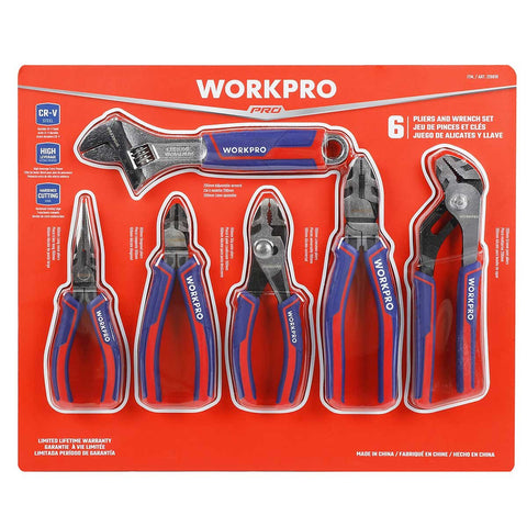 Image of Workpro 6 Piece Tool Set