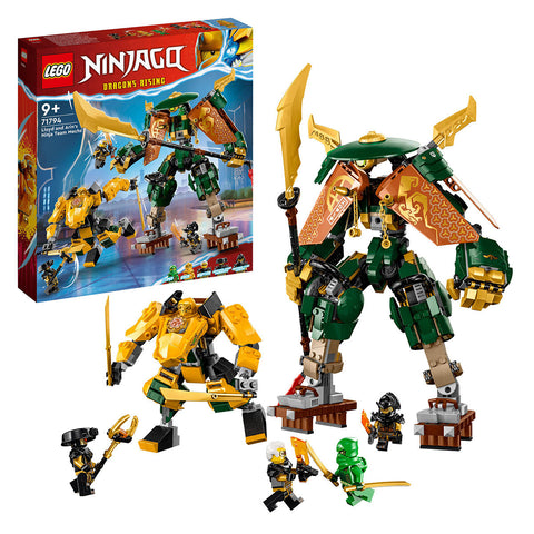 Image of LEGO Ninjago Lloyd and Arin's Ninja Team Mechs 71794