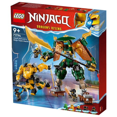 Image of LEGO Ninjago Lloyd and Arin's Ninja Team Mechs 71794