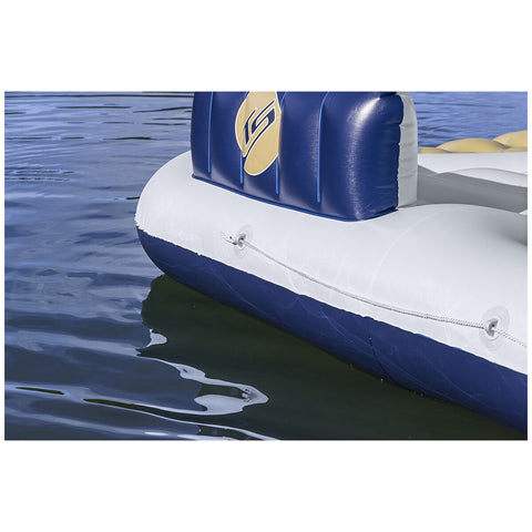 Image of Tobin Sports 7 Person Seas the Day Giant Inflatable Lake Island