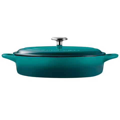Image of Tramontina Covered Enameled Cast Iron Braiser 3.8L