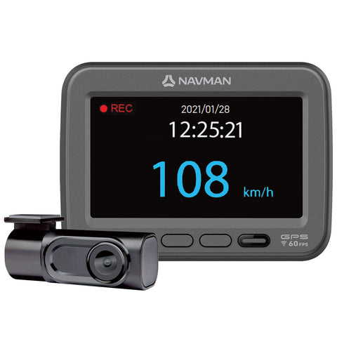 Image of Navman MiVue Speedcam Front and Rear Dash Cam Bundle AA001SPD-32GB