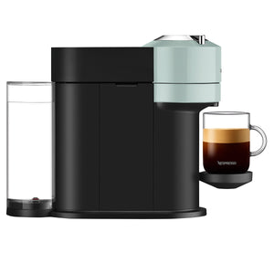 Delonghi Nespresso Vertuo Next Solo Capsule Coffee Machine, One Touch, White, Grey, ENV120W, ENV120GY