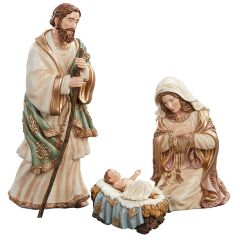 Image of Kirkland Signature Hand-Painted Nativity 13 Piece Set