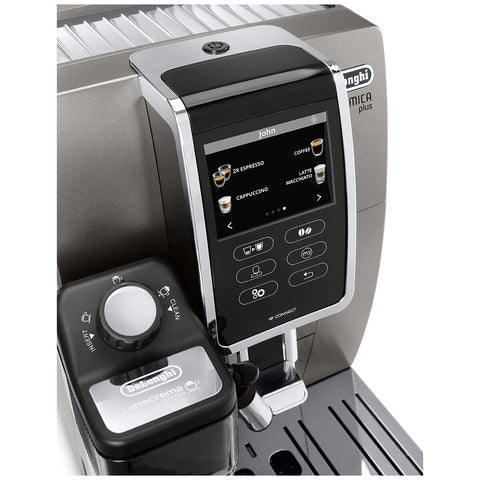 Image of De'Longhi Dinamica Plus Coffee Machine Titan ECAM37095T