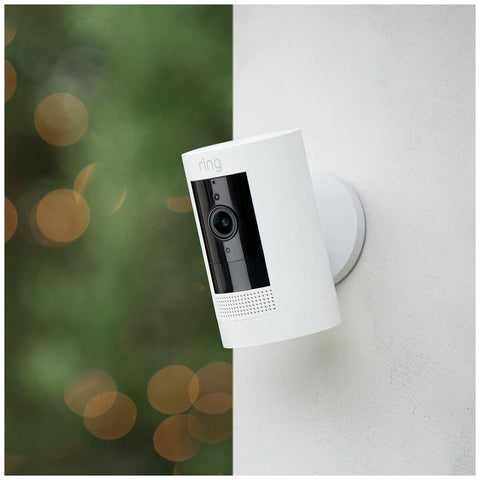 Image of Ring Stick Up Cam 3 Pack With Spotlight Cam Plus Battery And Ring Video Doorbell 2nd Gen