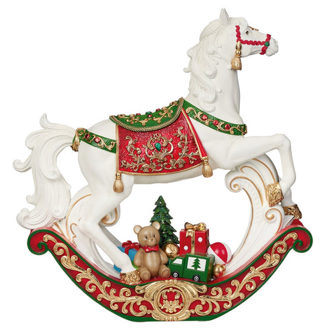 Image of Rocking Horse With Music And LED Lights 46cm
