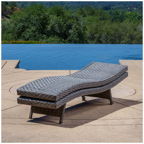 Image of SunVilla Woven Chaise Lounge 2 Pack