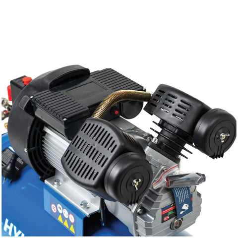Image of Hyundai Electric Piston 2HP Air Compressor With 24 Litre Tank 7.07 CFM