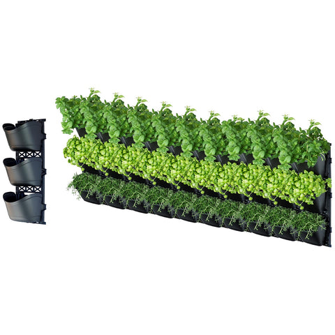 Image of Maze TRI Large Vertical Garden with 10 Frames and 30 Pots