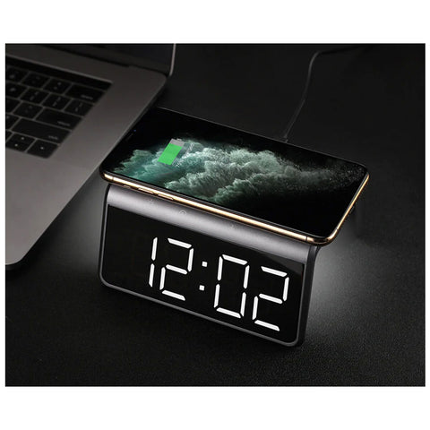 Image of Rewyre Alarm Clock Wireless Charger SY-W0258BLK