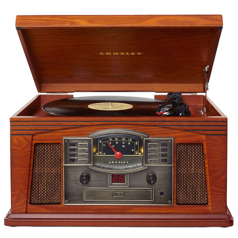Image of Crosley Lancaster Turntable With Bluetooth Paprika CR42D-PA