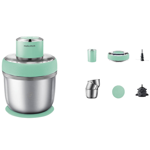 Image of Morphy Richards Electric Chopper With 3 Bowls And Accessories