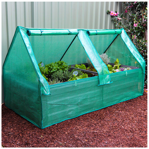 Image of Greenlife Large Garden Bed & Greenhouse Cover 180 x 90 x 45cm