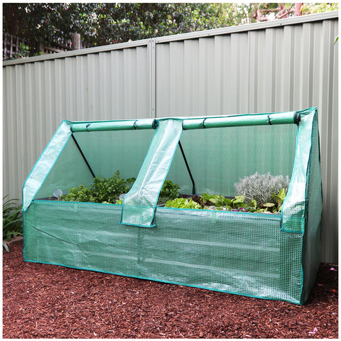 Image of Greenlife Large Garden Bed & Greenhouse Cover 180 x 90 x 45cm