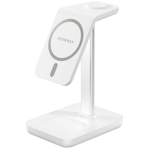 Image of Journey MagSafe Compatible 3-in-1 Wireless Charging Stand JMS31SWH_Costco