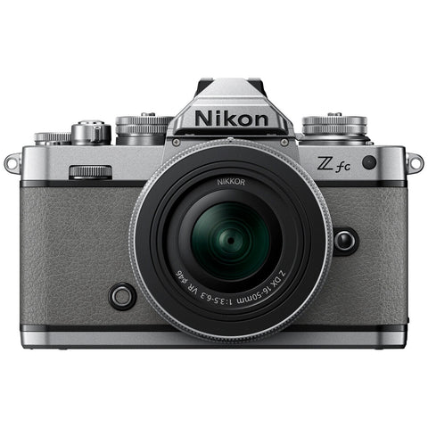Image of Nikon Z fc Retro Style Dual Lens Camera Kit Grey 851093