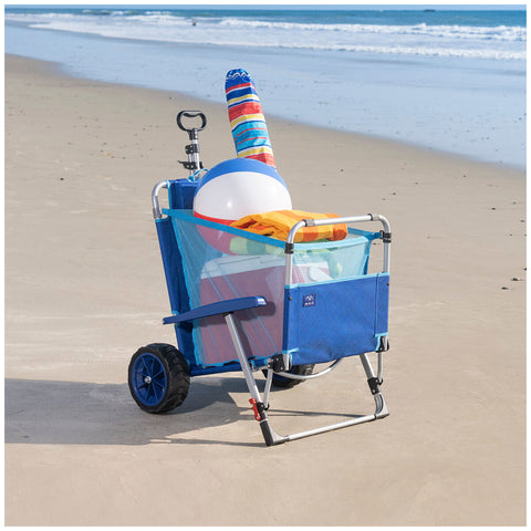 Image of Mac Sports Beach Day Lounger Combo Cart