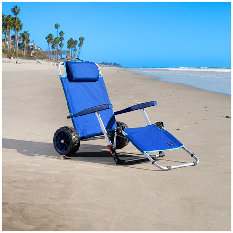 Image of Mac Sports Beach Day Lounger Combo Cart
