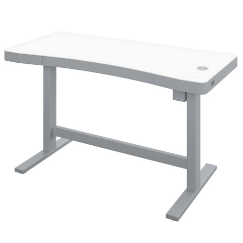 Image of 55 Inch Tresanti Prescott Adjustable Desk with Wireless Charger White