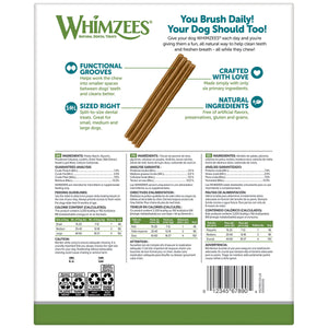 Whimzees Daily Dental Treats 72 Stix