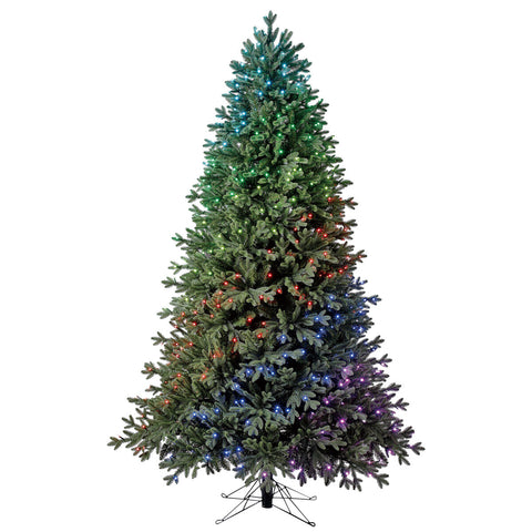 Image of Pre-Lit Evergreen Classics Twinkly Aspen Artificial Christmas Tree 2.2 Metre