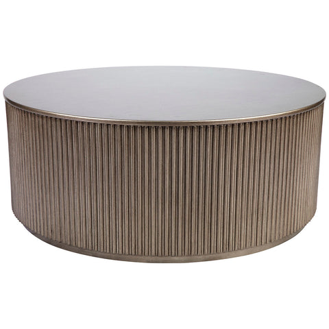 Image of Cafe Lighting and Living Nomad Round Coffee Table Antique Gold