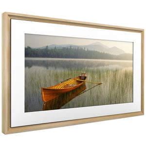 NETGEAR Meural Canvas II 21.5 Inch Smart Art Frame Light Wood