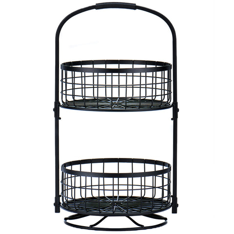 Image of 2 Tier Rotating Baskets