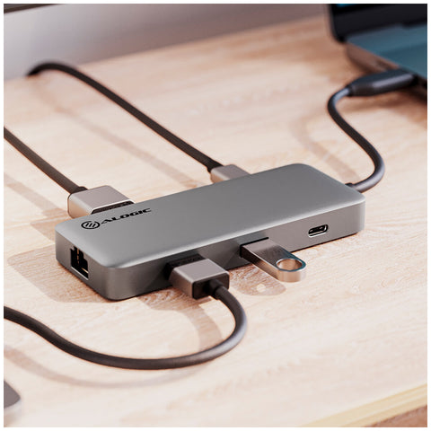 Image of Alogic Spark 6-in-1 Hub with 8K HDMI U4HC2AGE