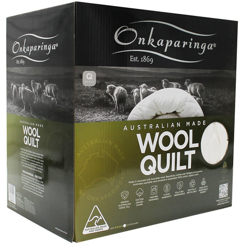 Image of Onkaparinga Wool Quilt Queen