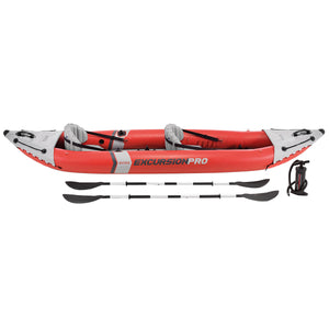Intex Excursion Pro Kayak, 2 Person, 180Kgs, Air Pump, Waterproof Bag