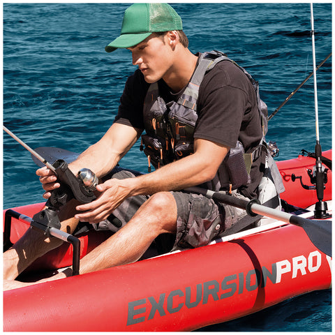 Image of Intex Excursion Pro Kayak, 2 Person, 180Kgs, Air Pump, Waterproof Bag