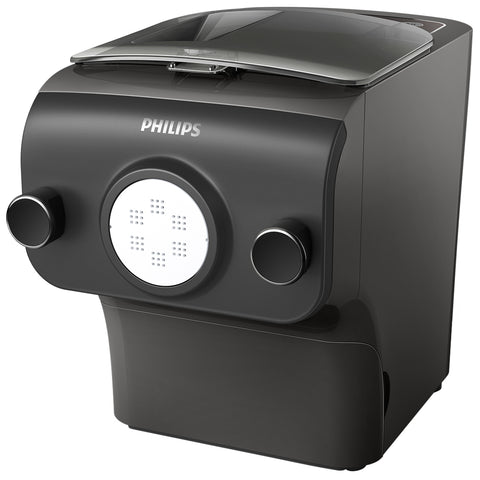 Image of Philips Original Pasta & Noodle Maker, 4 shaping mouths, Black, Avance Collection, HR2375/13