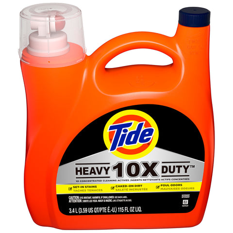 Image of Tide Heavy Duty Laundry Liquid 3.40L