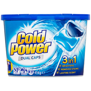 Cold Power 3-in-1 Laundry Pacs 144pc (8 x 18pc)