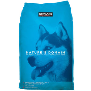 Kirkland Signature Nature's Domain Salmon Meal & Sweet Potato Formula Dog Food 15.87kg