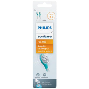 Philips Kids Sonicare Brush Heads 2pk (3+ Years)