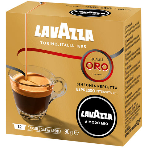 Image of Lavazza A Modo Mio Qualita Oro Coffee Capsules 6x16pk