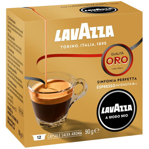 Image of Lavazza A Modo Mio Qualita Oro Coffee Capsules 6x16pk