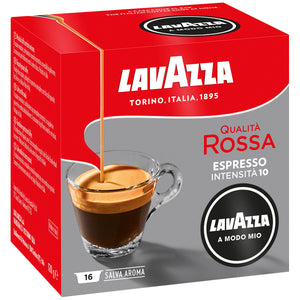Lavazza A Modo Mio Qualita Rossa Coffee Capsules 6x16pk (96 capsules)