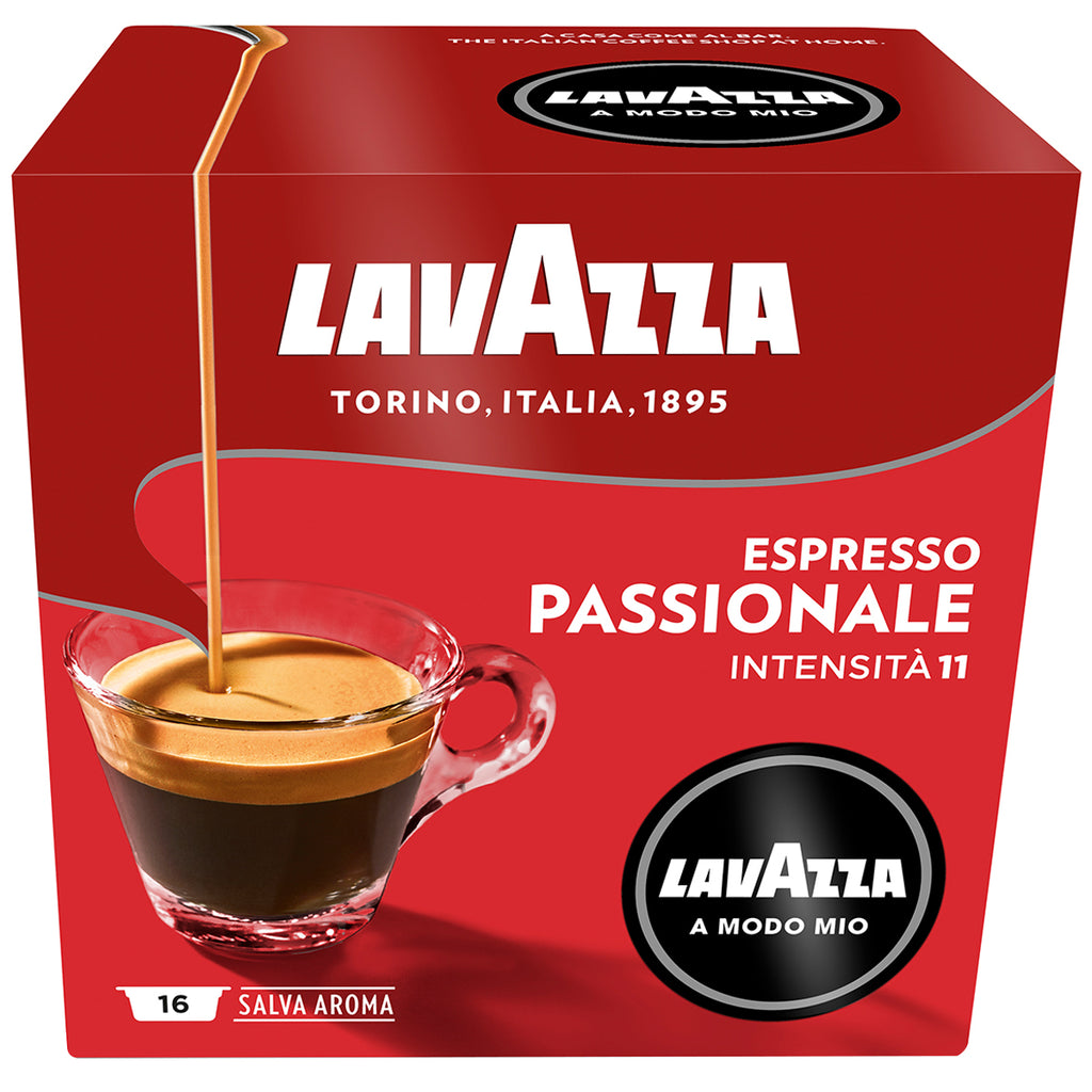 Lavazza A Modo Mio Passionale Coffee Capsules 6x16pk (96pk