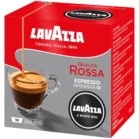 Image of Lavazza A Modo Mio Qualita Rossa Coffee Capsules 6x16pk (96 capsules)
