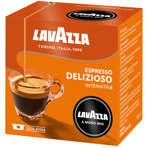 Image of Lavazza A Modo Mio Delizioso Coffee Capsules 6 x 16pc (96 capsules)